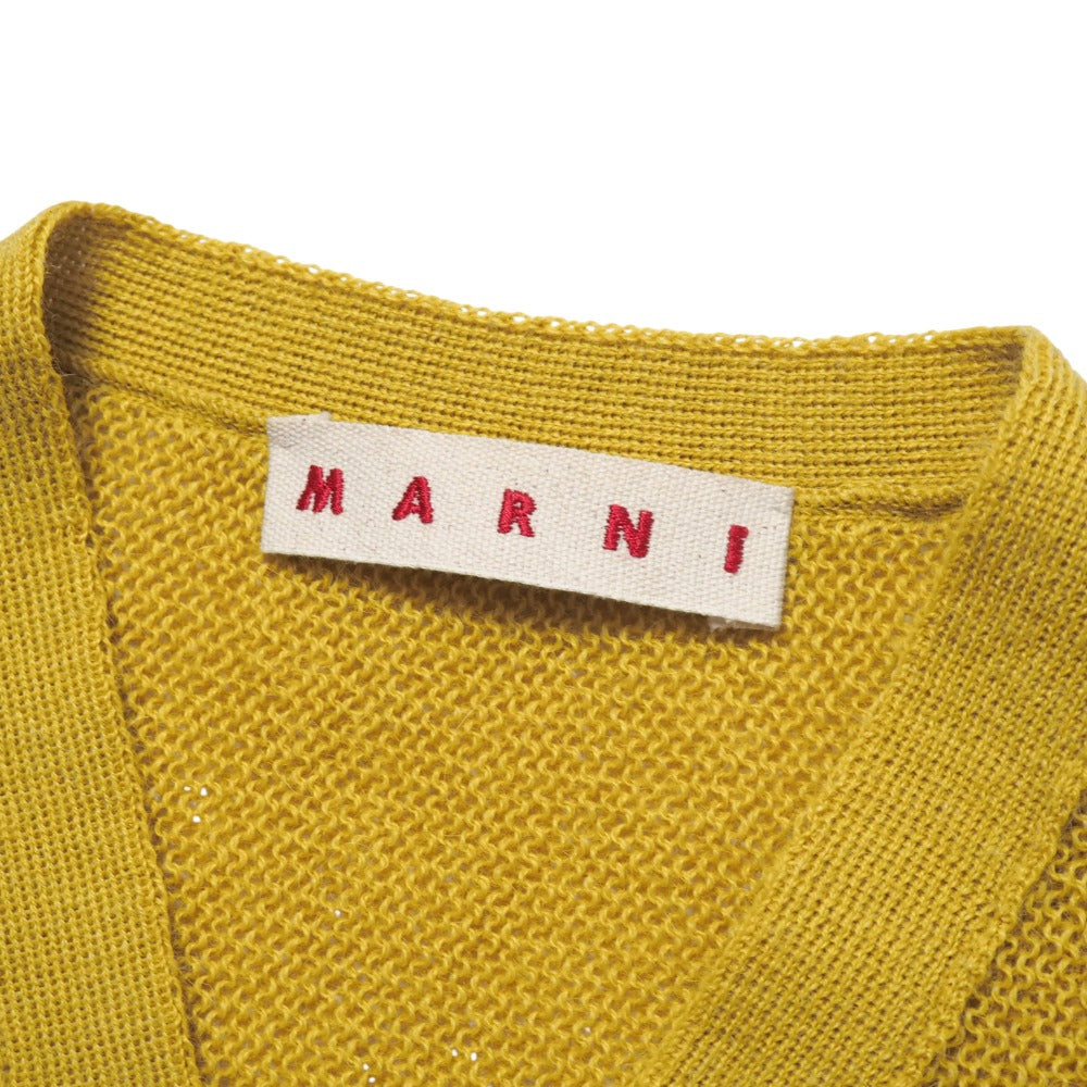 Marni Cardigan Alpaca Yellowish Women 40