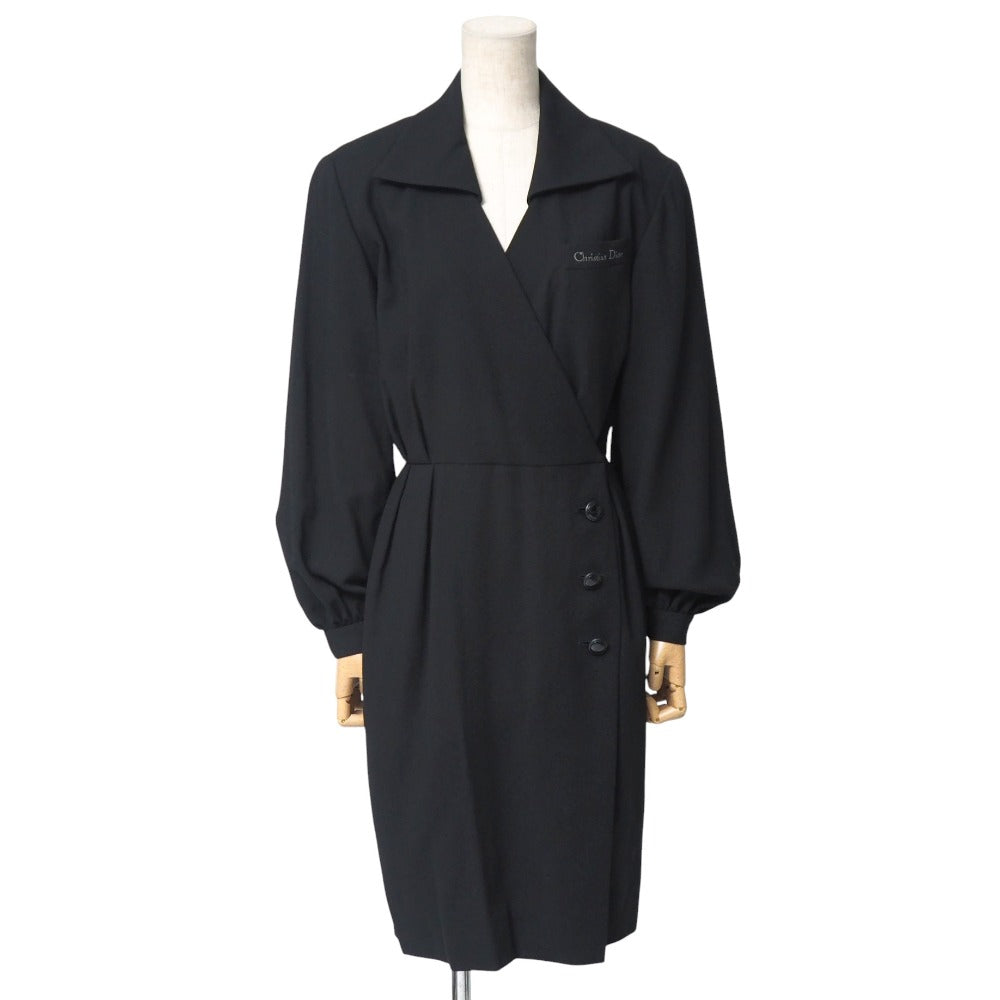 Christian Dior One Piece Wool Black Md6N90001 Women 9