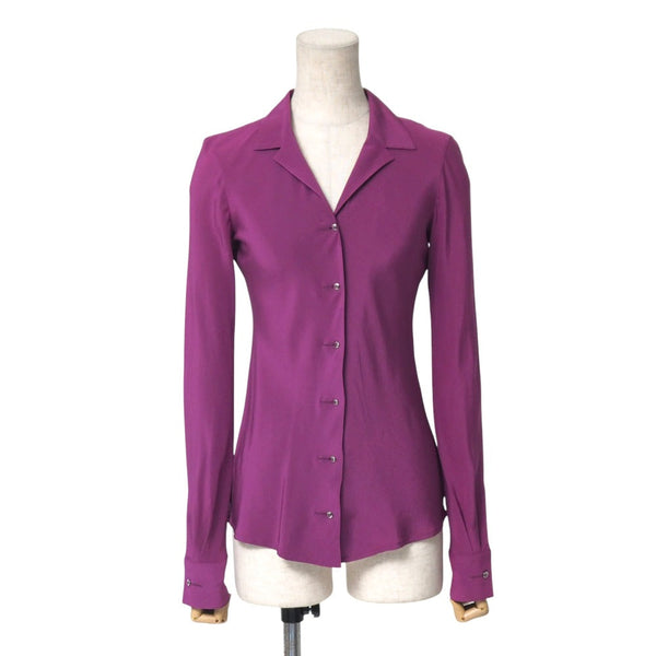 Louis Vuitton Blouse Silk Purple Type Women 36