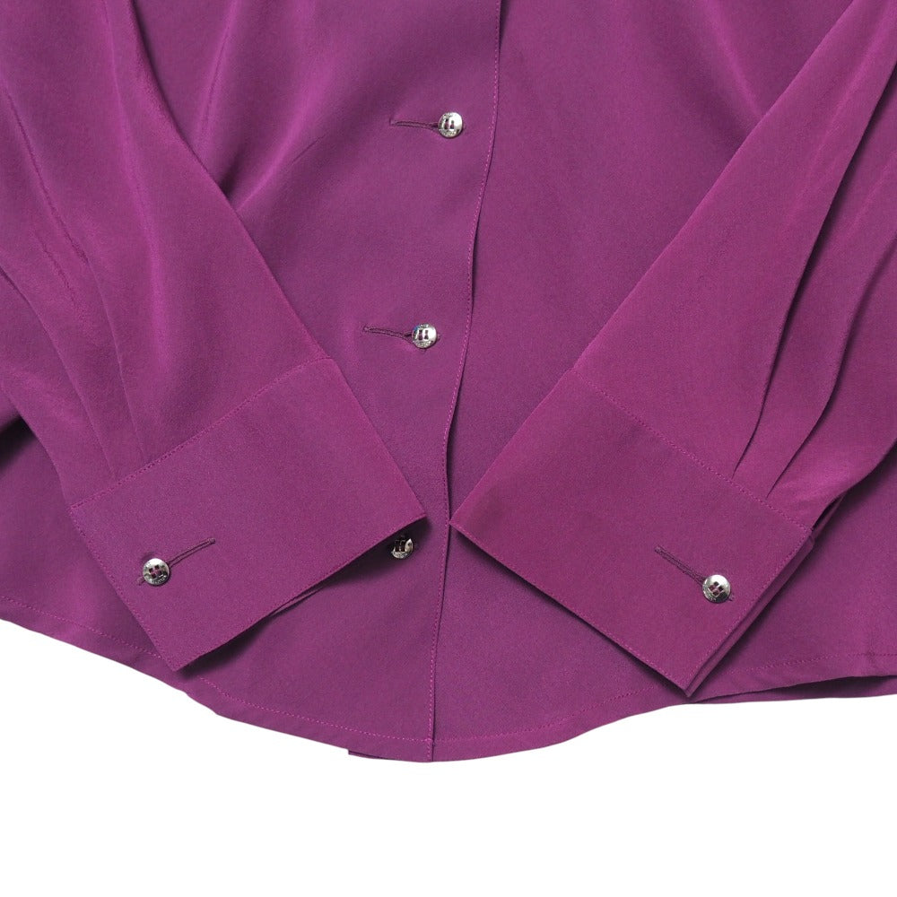 Louis Vuitton Blouse Silk Purple Type Women 36