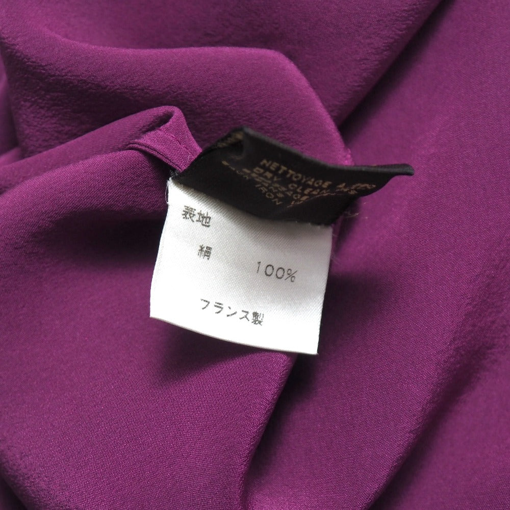 Louis Vuitton Blouse Silk Purple Type Women 36