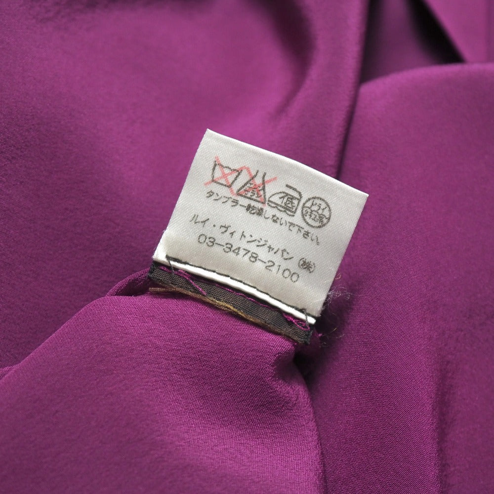 Louis Vuitton Blouse Silk Purple Type Women 36