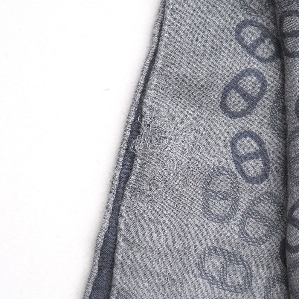 Hermes Stall Cashmere Navy Type Gray 702705T 06
