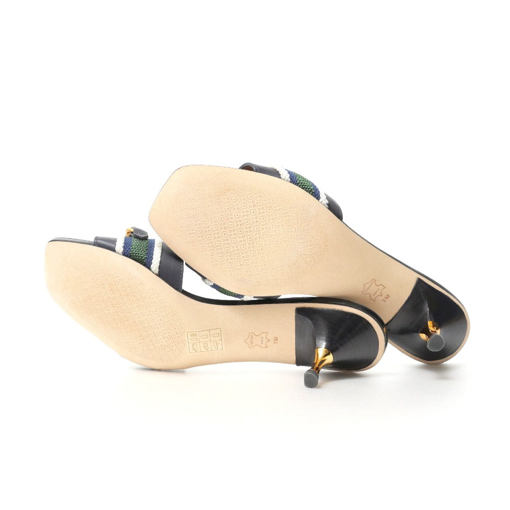 Tory Burch Sandals Jessa 55Mm Sandal Calfskin Navy 64659 7M