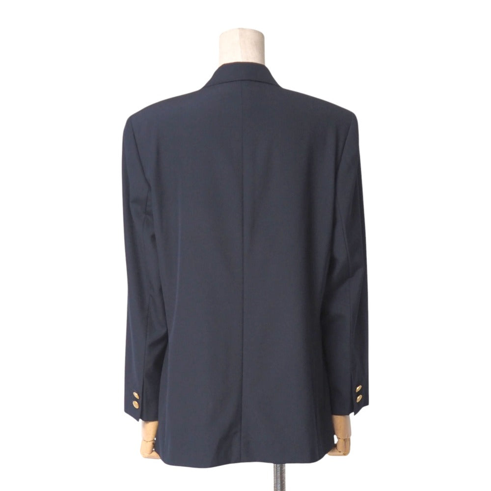 Christian Dior Tailored Jacket Wool Navy Gold Z0A0102 M