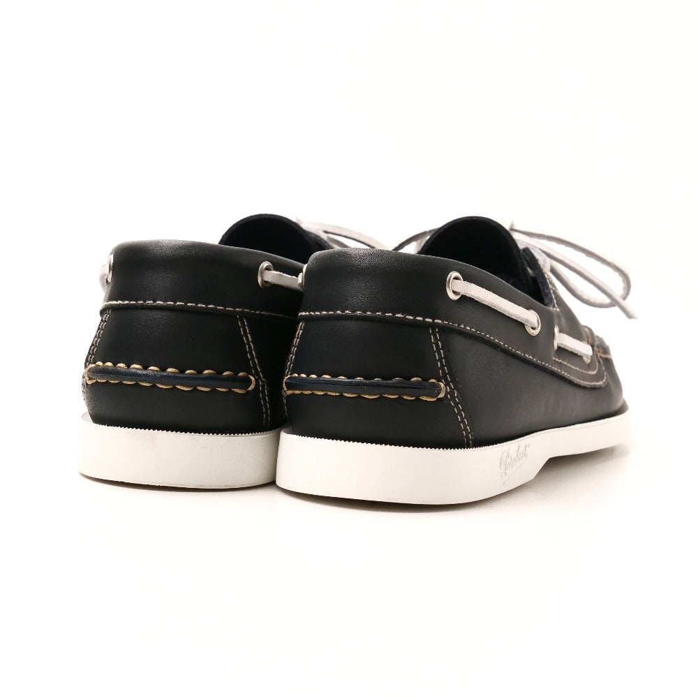 Paraboot Deck Shoes 1022 Leather Navy Birth Marine 6 1/2