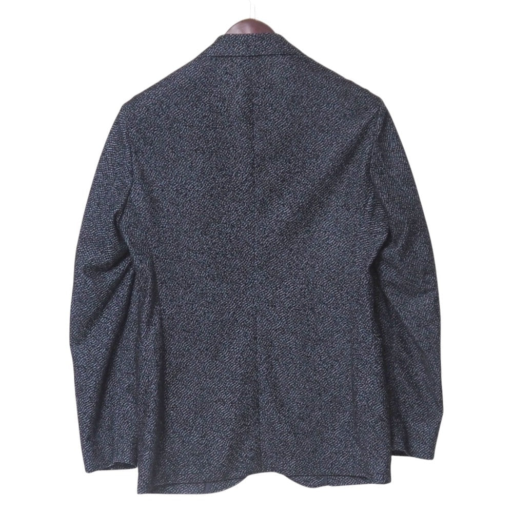Emporio Armani Tailored Jacket 77% Polyester, 23% Elastane Navy Type Black Gray 1G870 1426 46