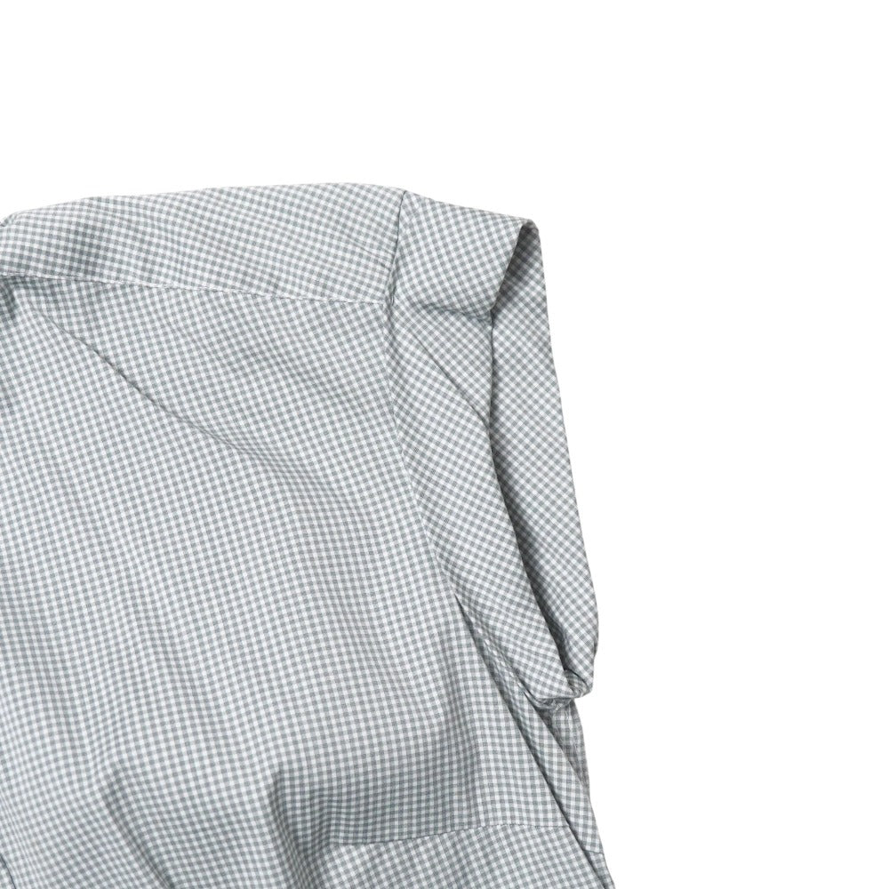 Brunello Cucinelli Blouse Cotton Light Gray Type White Db52671 Xs