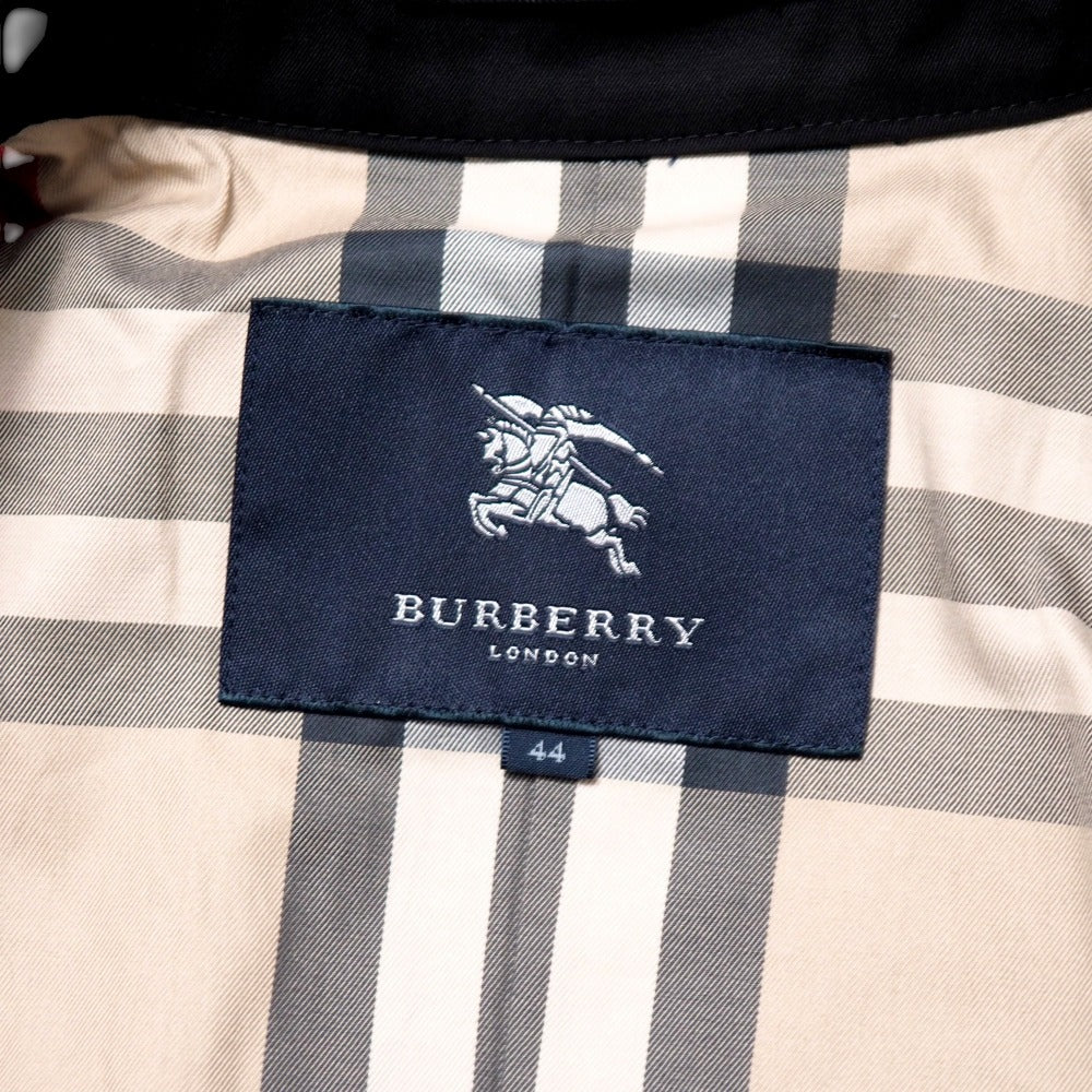 Burberry Stainless Collar Coat Cotton Black Type B2A03-330-09 44