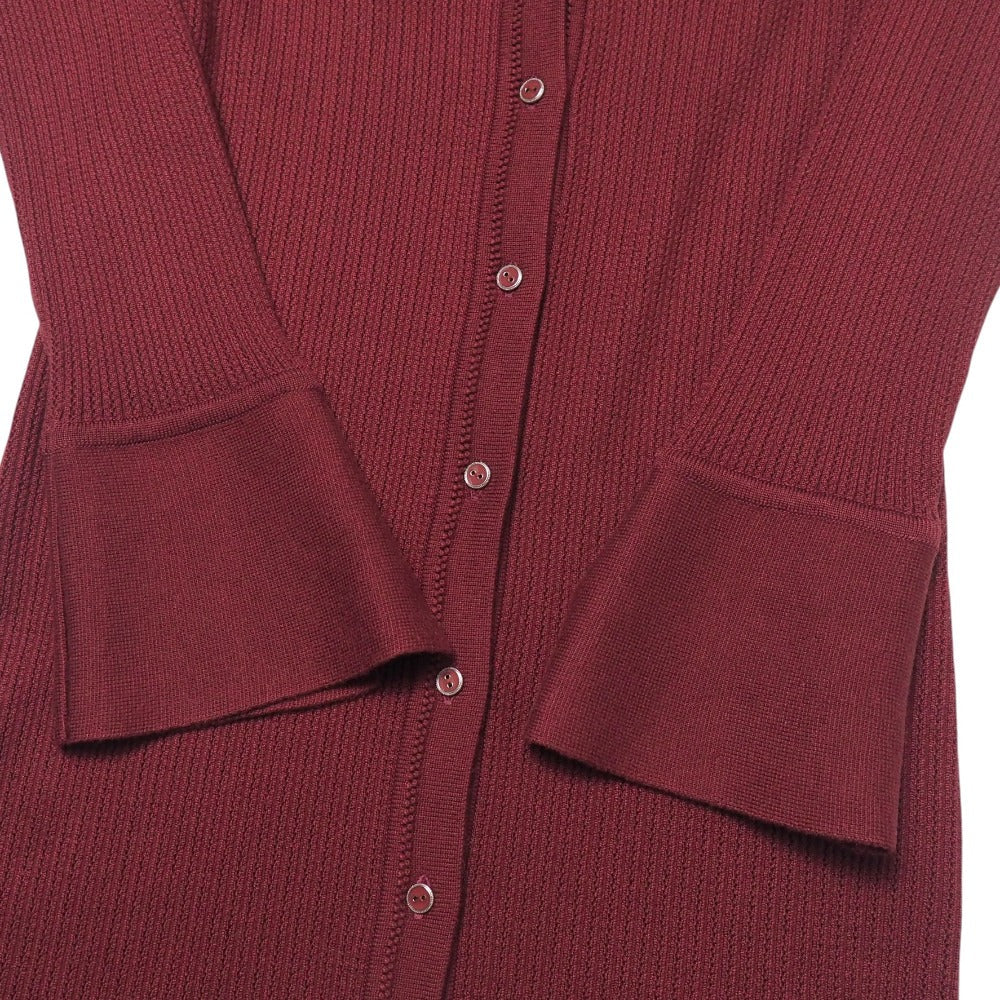 Foxey Cardigan Slender Cardigan Silk Red Type Wine Red Type 41219 38