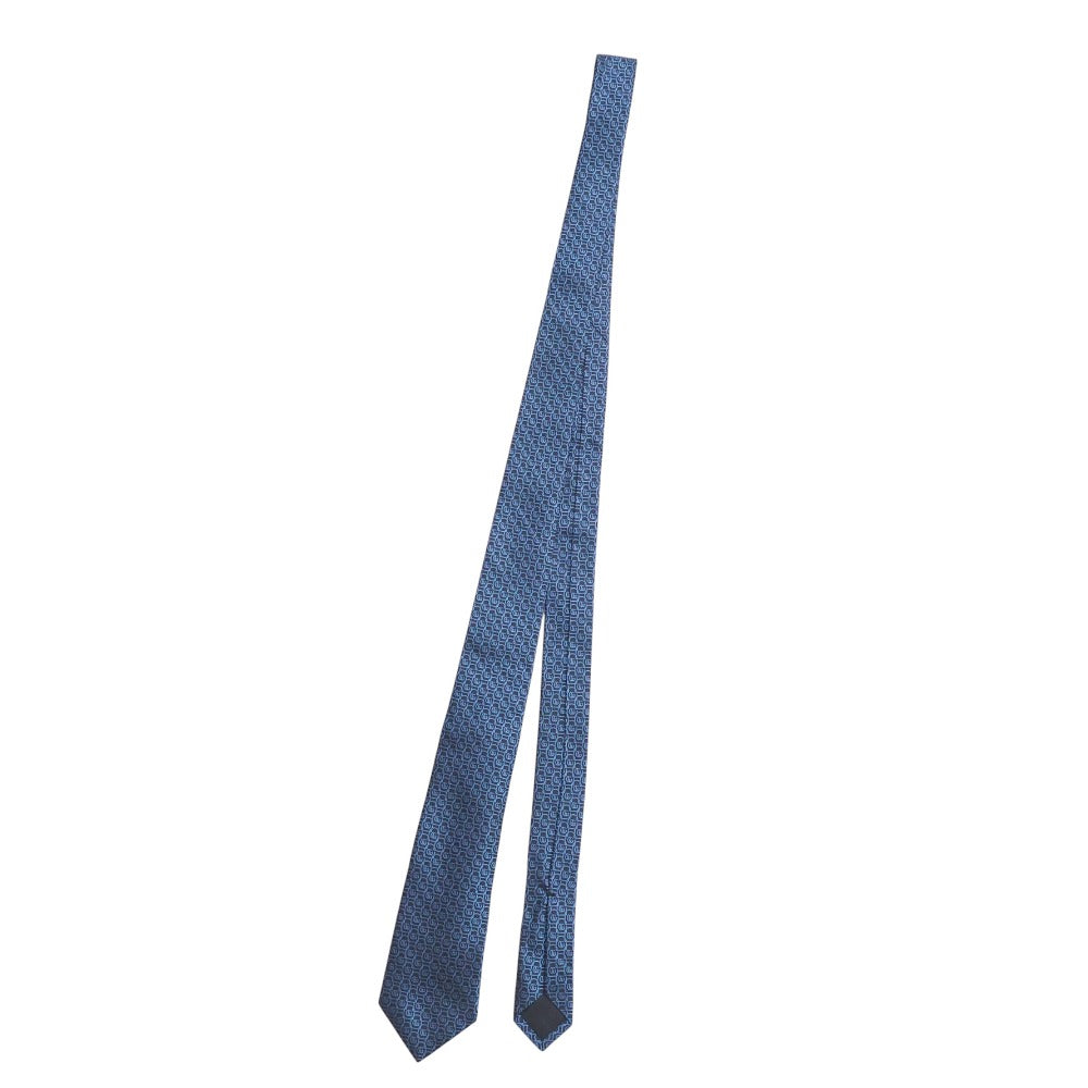 Gucci Tie 643969 4E002 100% Silk Blue-Black Stogge