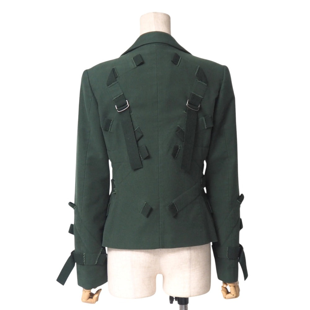 Issey Miyake Jacket 100% Cotton Green Im63Fd516 2