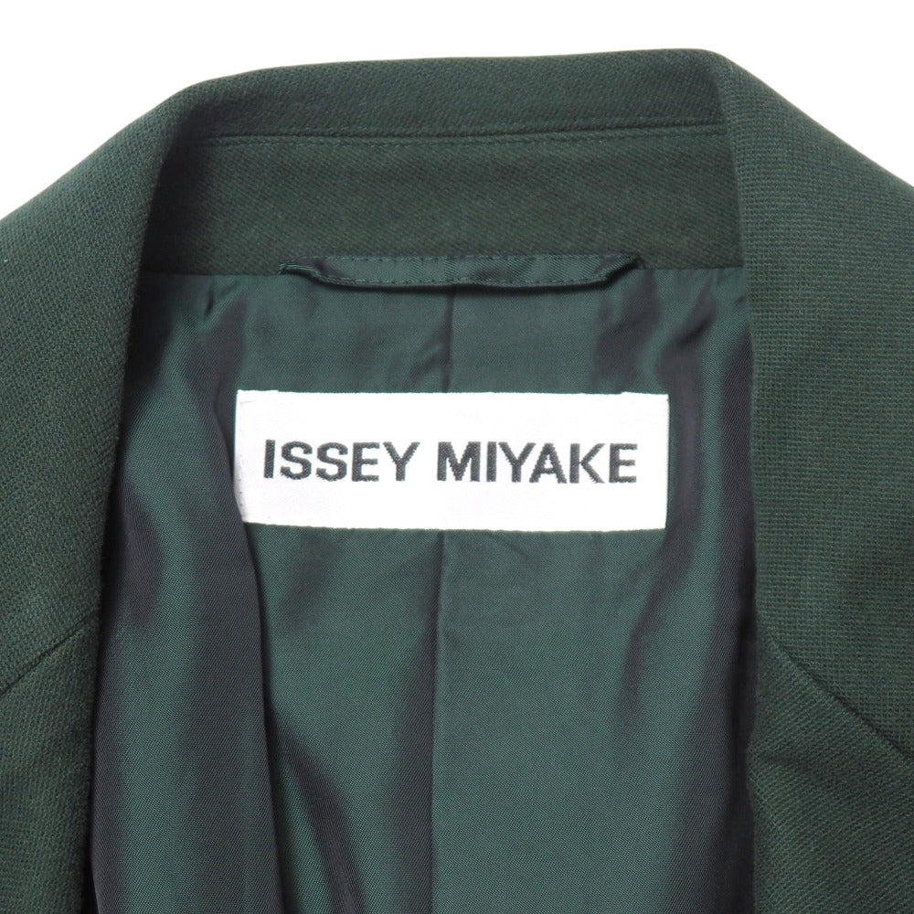Issey Miyake Jacket 100% Cotton Green Im63Fd516 2