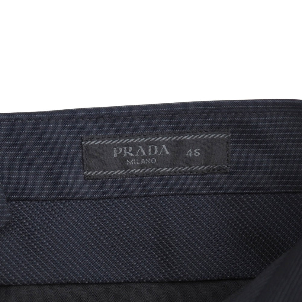 Prada Pants 100% Wool Navy Spf66 S171 1Klc 46
