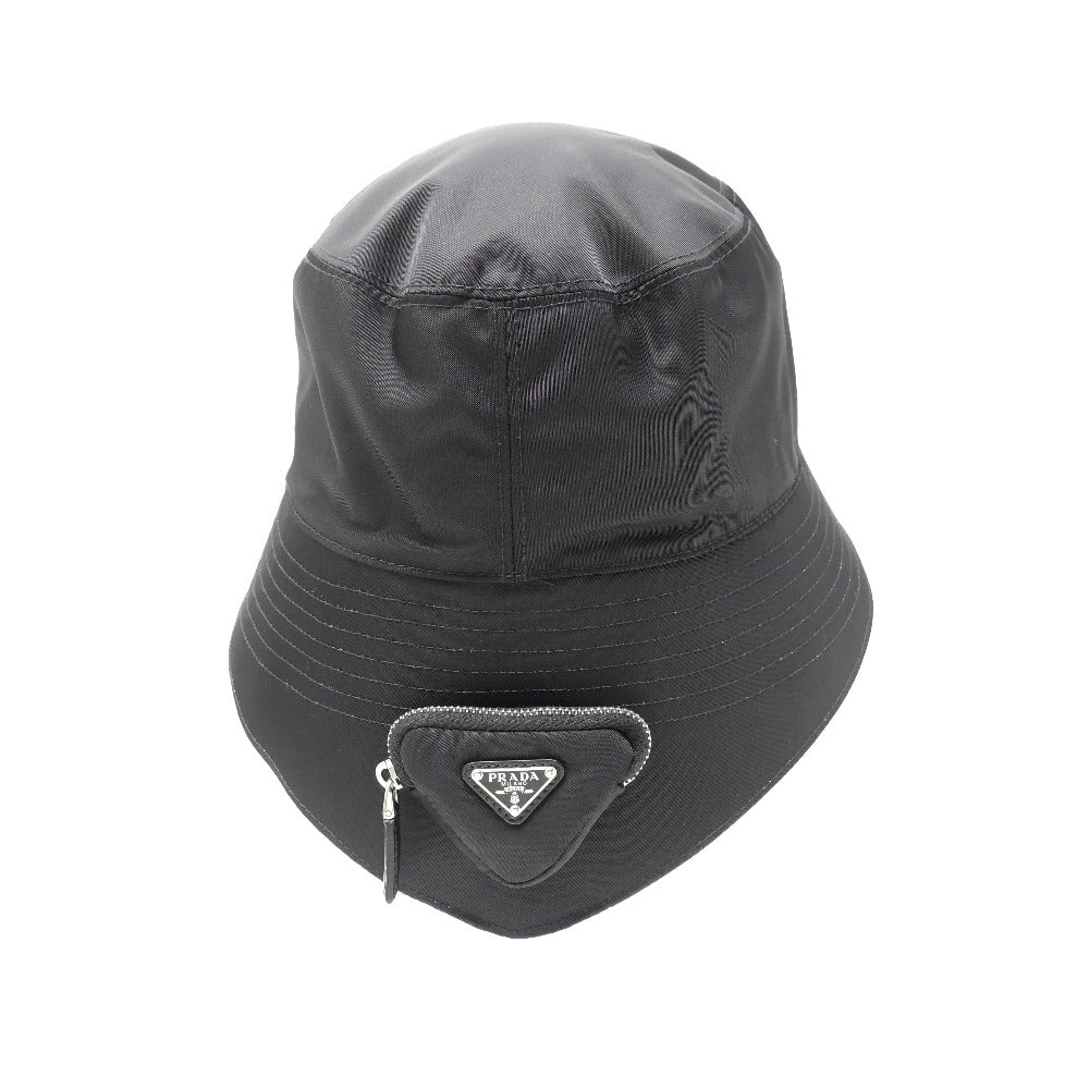 Prada Hat 100% Recycled Polyamide Black 2Hc282 2Dmi Xl