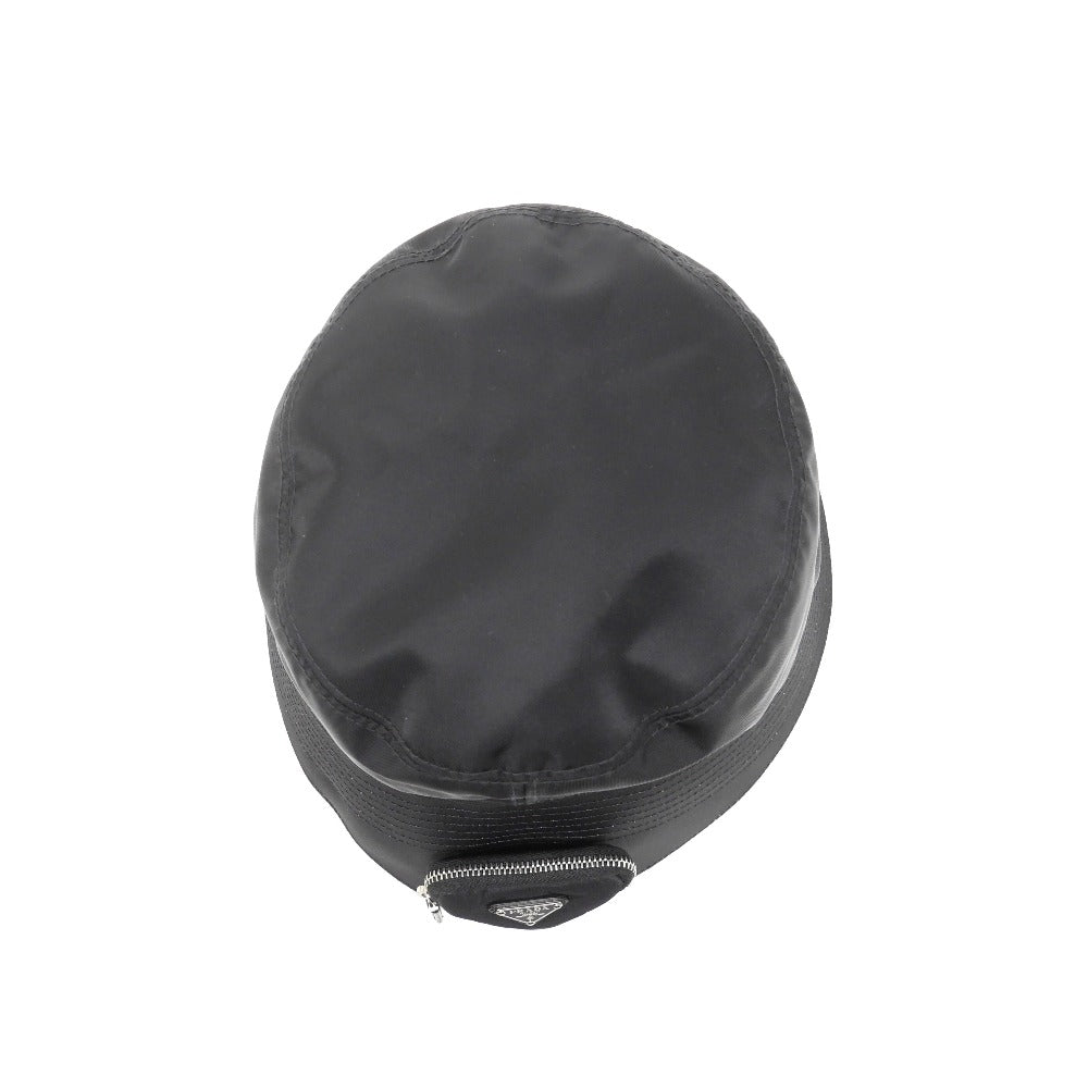 Prada Hat 100% Recycled Polyamide Black 2Hc282 2Dmi Xl