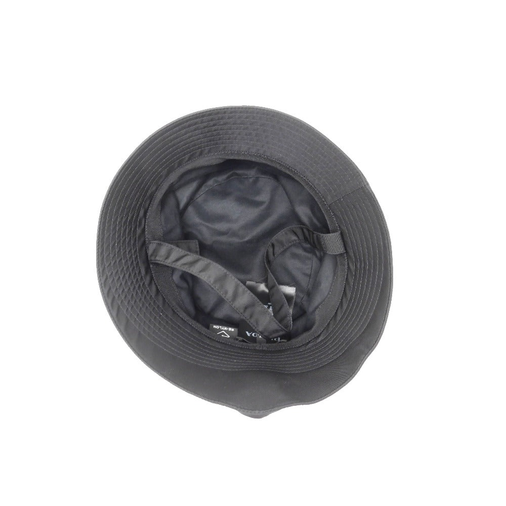 Prada Hat 100% Recycled Polyamide Black 2Hc282 2Dmi Xl
