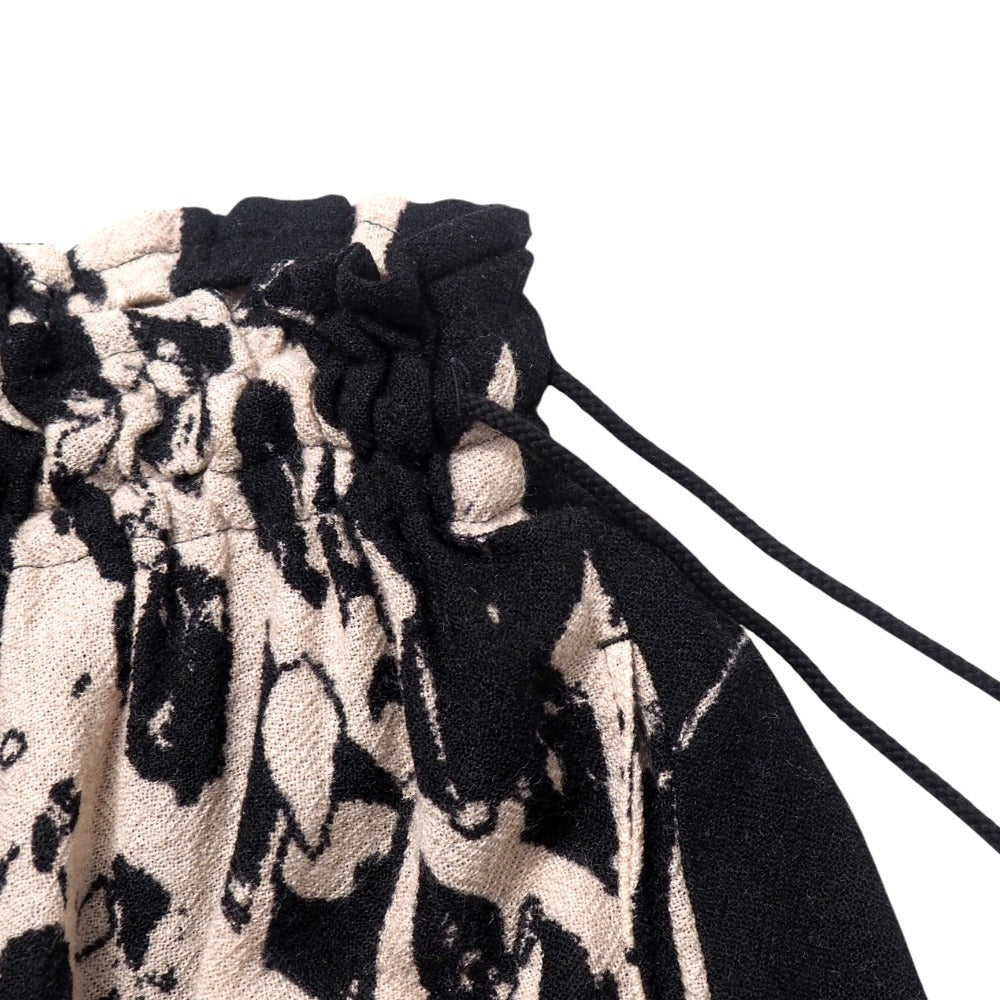 Yohji Yamamoto Long Skirt Wool Black X Red X Beige Type Yy-S18-127 2