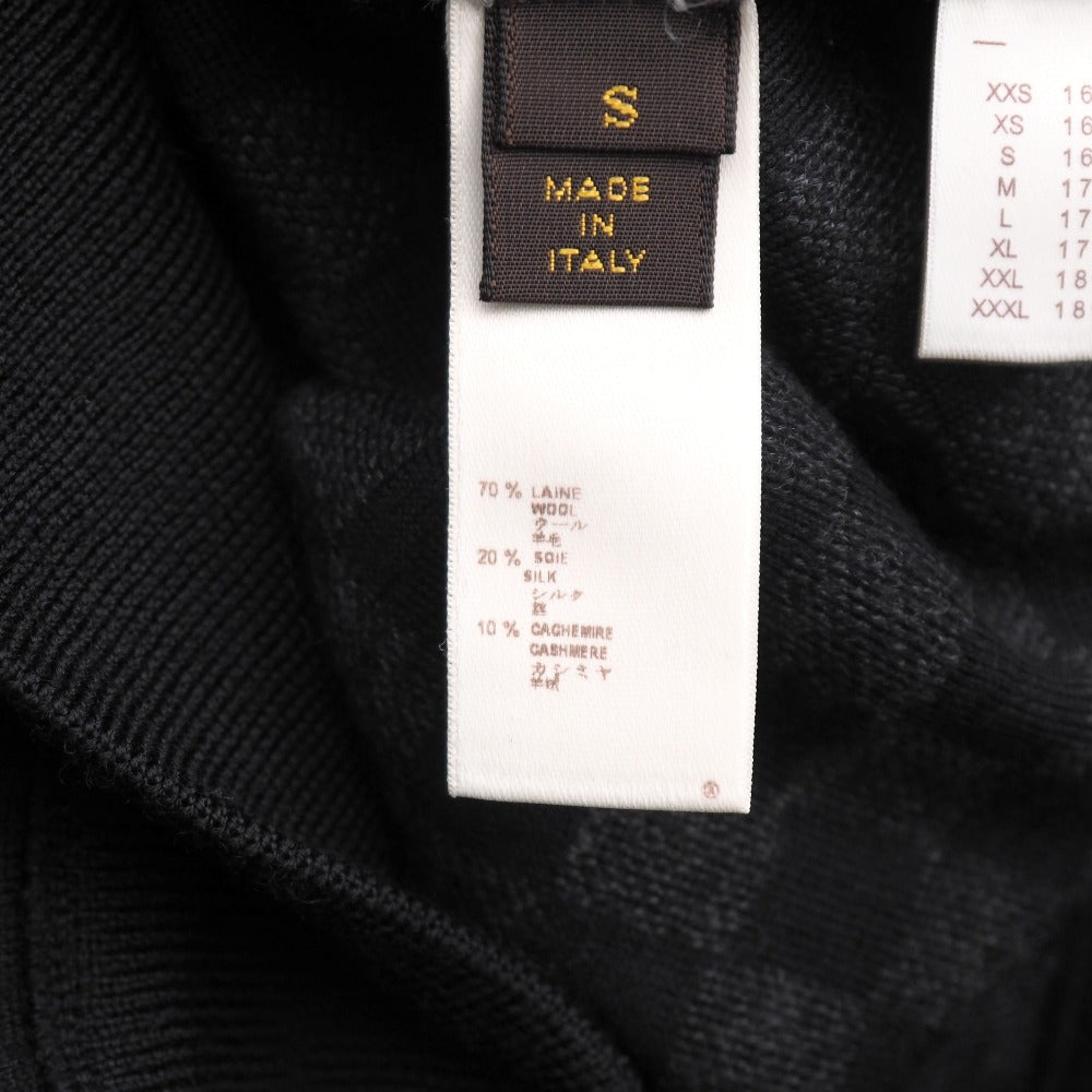 Louis Vuitton Knit Wool Black Rm092D S