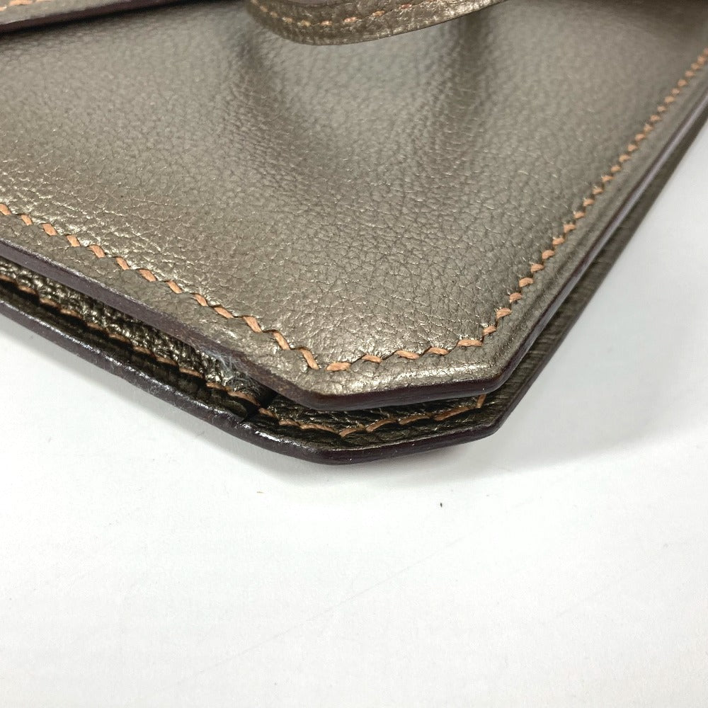 Hermes Shoulder Bag Shave Gold 2005 Envelope Women