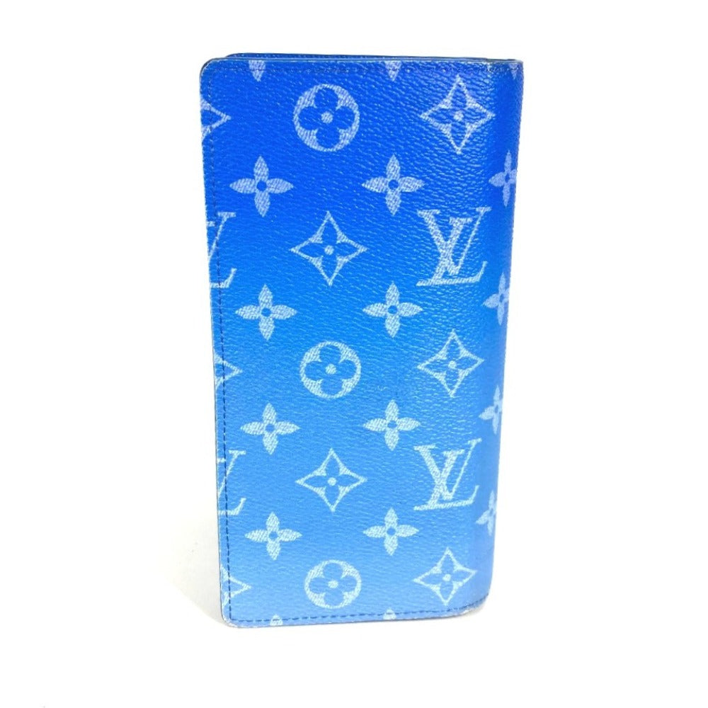 Louis Vuitton Long Wallet Purse M69680 Monogram Canvas Blue Monogram Clouds Portefeuille Braza