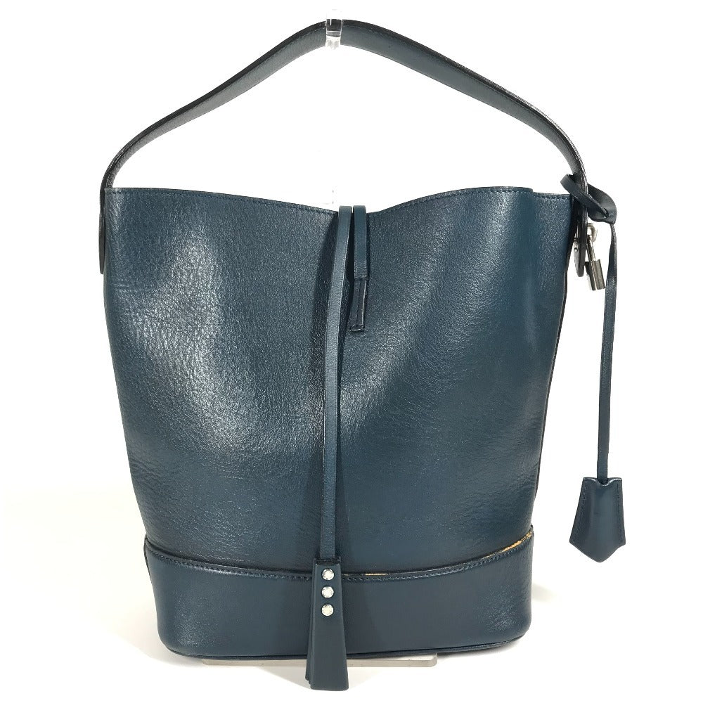 Louis Vuitton Shoulder Bag M94588 Leather Blue With Porch Nn14Gm Cuir Nuance