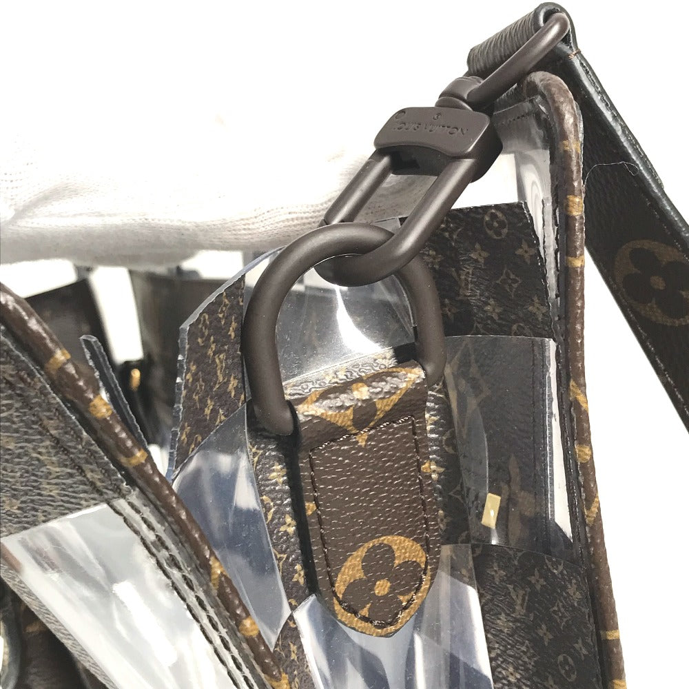 Louis Vuitton Handbag M20866 Monogram Canvas, Plastics Brown Monogram Chess Sac Plat Unisex(Unisex)