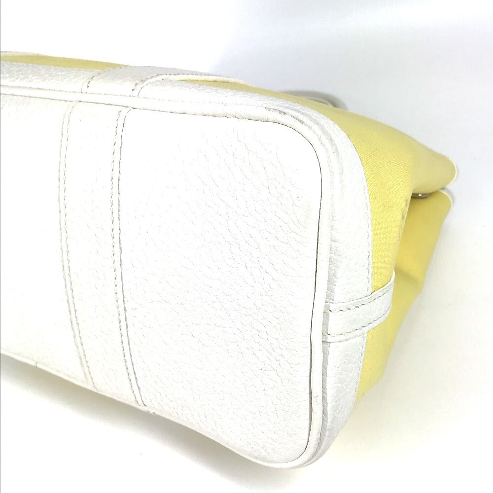 Hermes Handbag Toile H, Leather Yellow Garden Party Tpm Garden Party Tpm