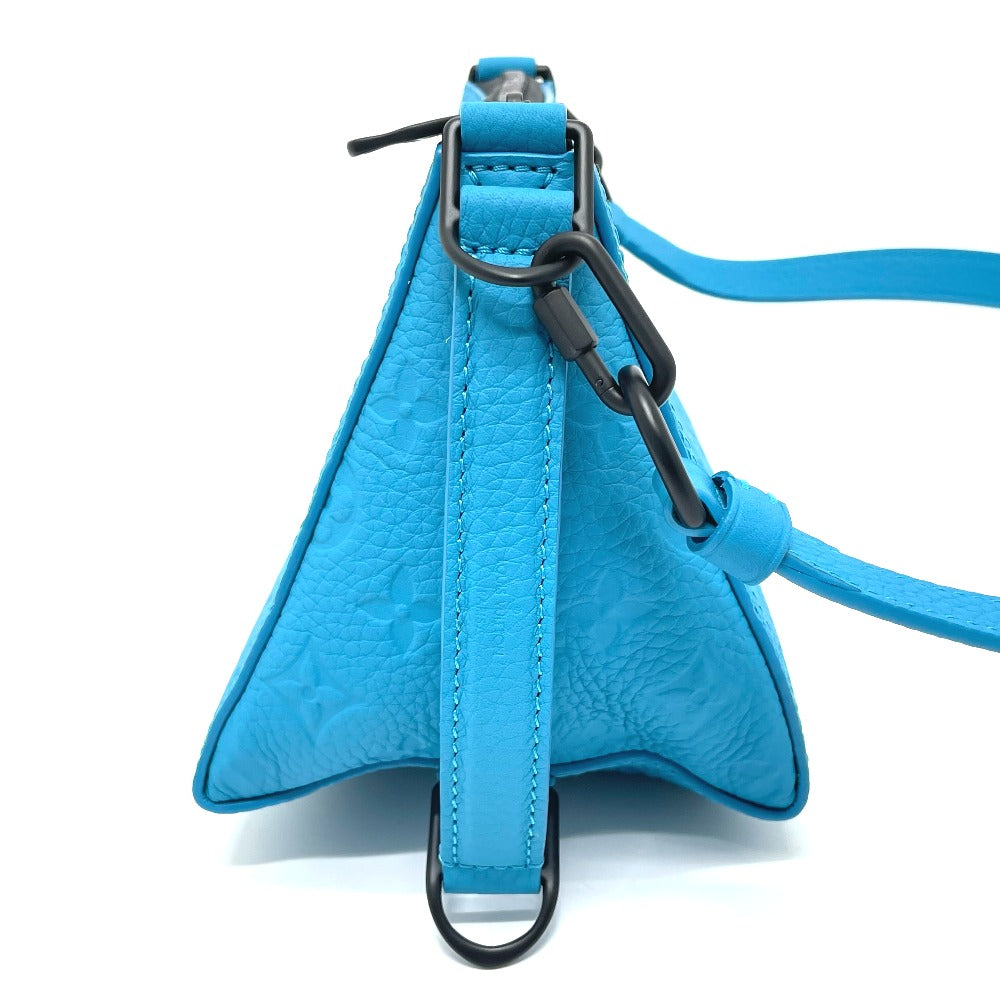 Louis Vuitton Shoulder Bag M55925 Monogram Ann Platt Leather Blue Monogram Ann Platt Triangle