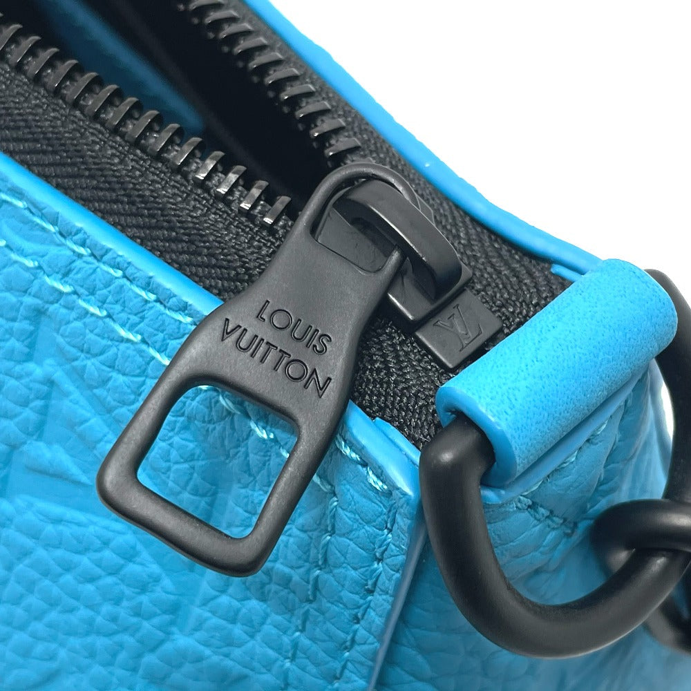 Louis Vuitton Shoulder Bag M55925 Monogram Ann Platt Leather Blue Monogram Ann Platt Triangle