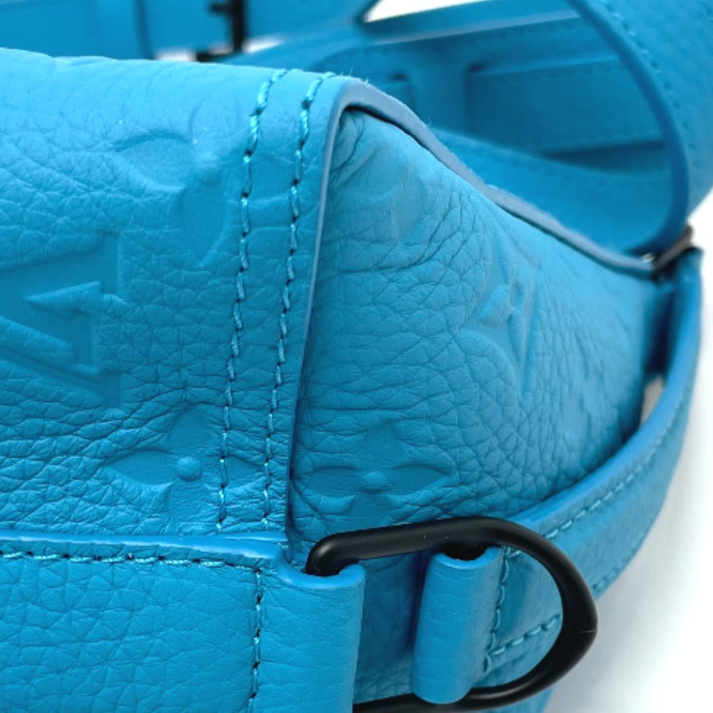 Louis Vuitton Shoulder Bag M55925 Monogram Ann Platt Leather Blue Monogram Ann Platt Triangle