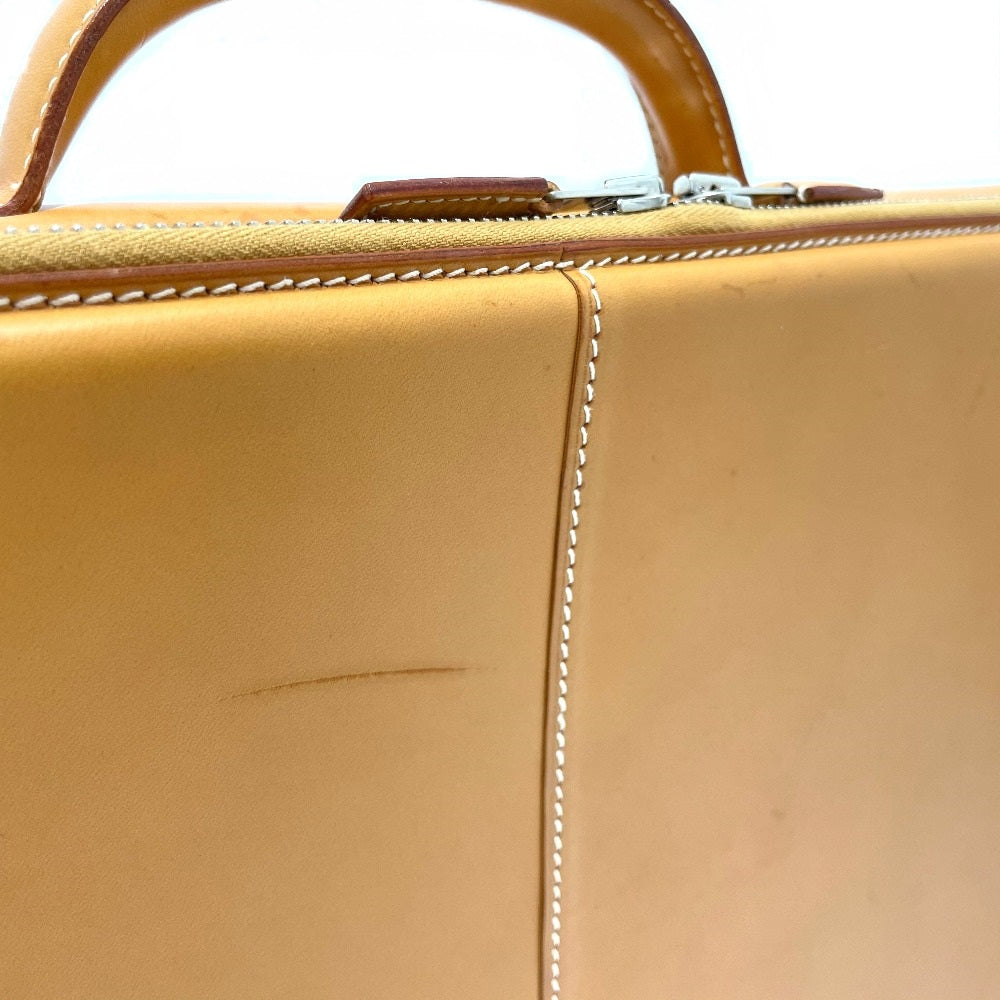 Hermes Handbag Leather Beige Yale Light Mm Mens