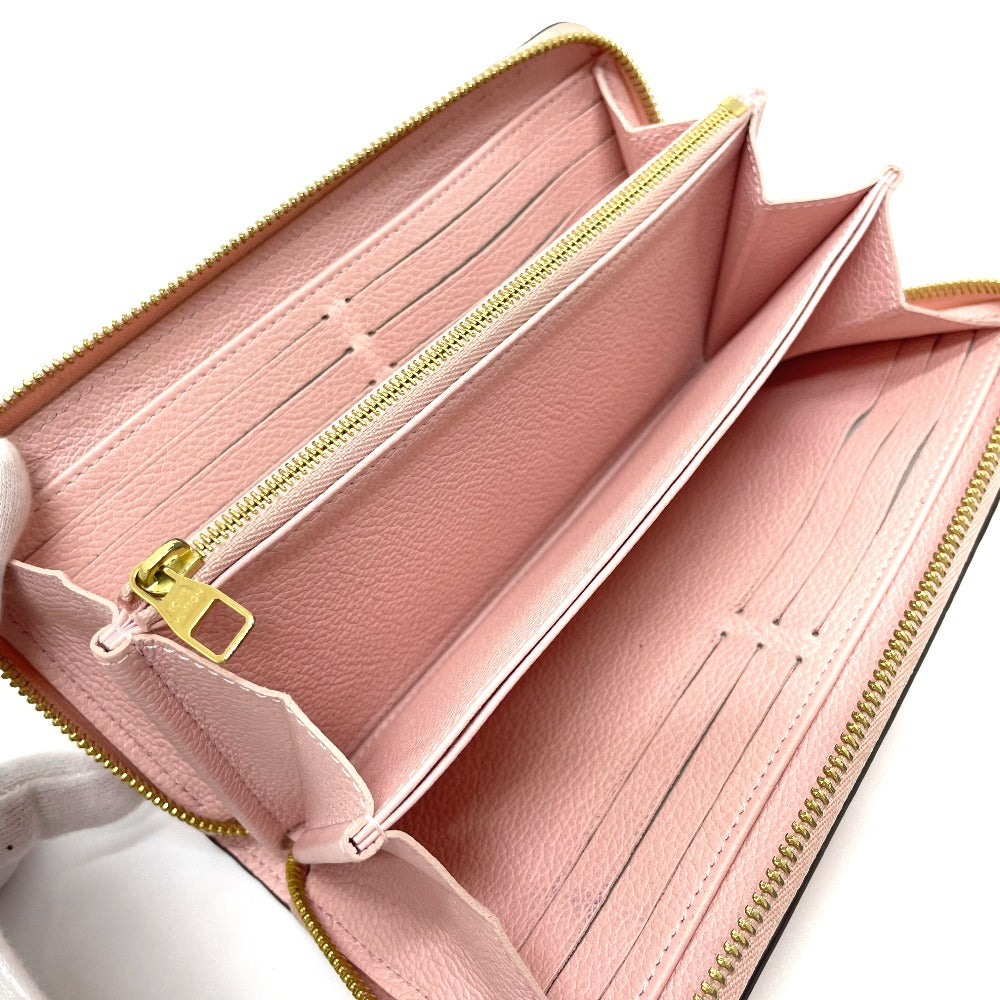 Louis Vuitton Long Wallet Purse M80403 Monogram Ann Platt Leather Pink Monogram Unplant By The Pool