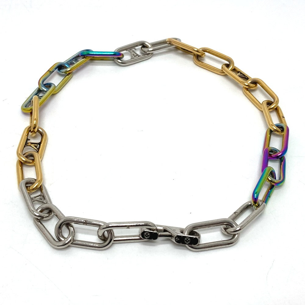 Louis Vuitton Necklace M80177 Metal Multicolor Collier Signature Chain Mens