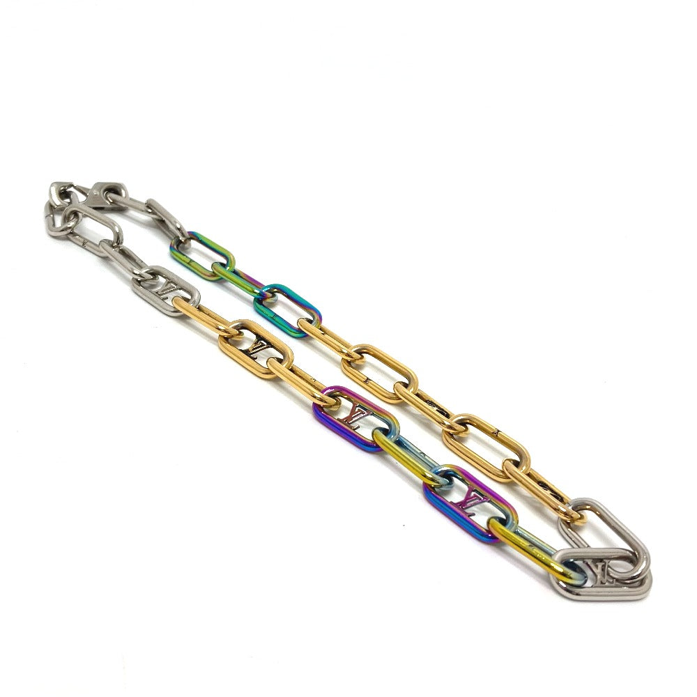 Louis Vuitton Necklace M80177 Metal Multicolor Collier Signature Chain Mens