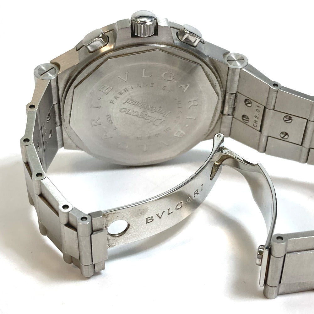Bvlgari Watches Mechanical Automatic Ch40Sta Stainless Steel Silver Professional Diagono