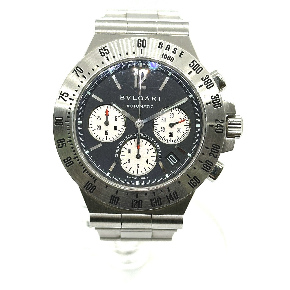 Bvlgari Watches Mechanical Automatic Ch40Sta Stainless Steel Silver Professional Diagono