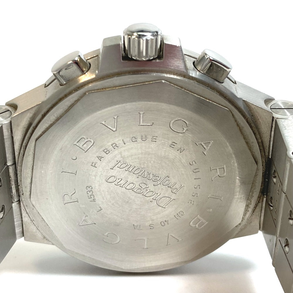 Bvlgari Watches Mechanical Automatic Ch40Sta Stainless Steel Silver Professional Diagono