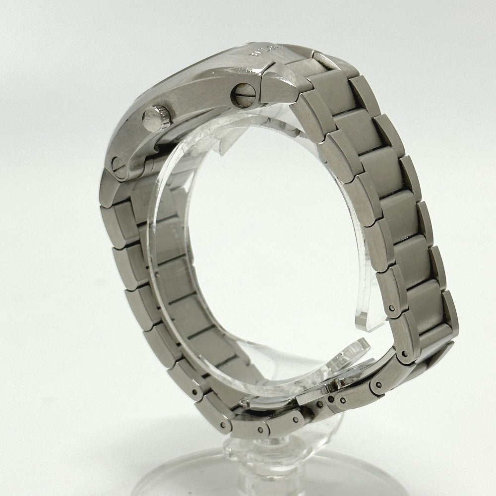 Bvlgari Watches Quartz Eg30S Stainless Steel Silver Elgon Black Dial Women