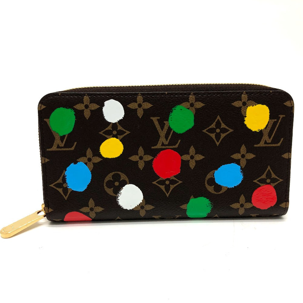 Louis Vuitton Long Wallet Purse M81864 Monogram Canvas Brown Monogram Zippy Wallet Women