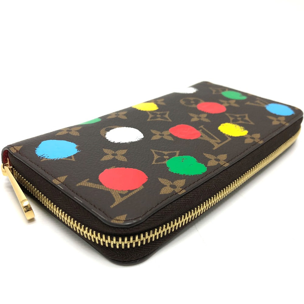 Louis Vuitton Long Wallet Purse M81864 Monogram Canvas Brown Monogram Zippy Wallet Women