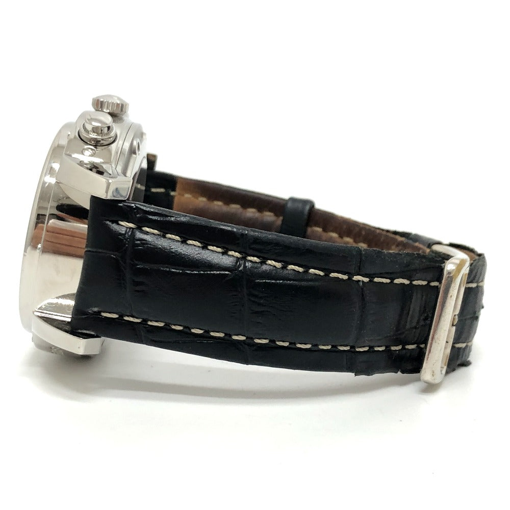 Hermes Watches Mechanical Automatic Cp1.910 Stainless Steel Silver Clipper Chrono White Dial Mens