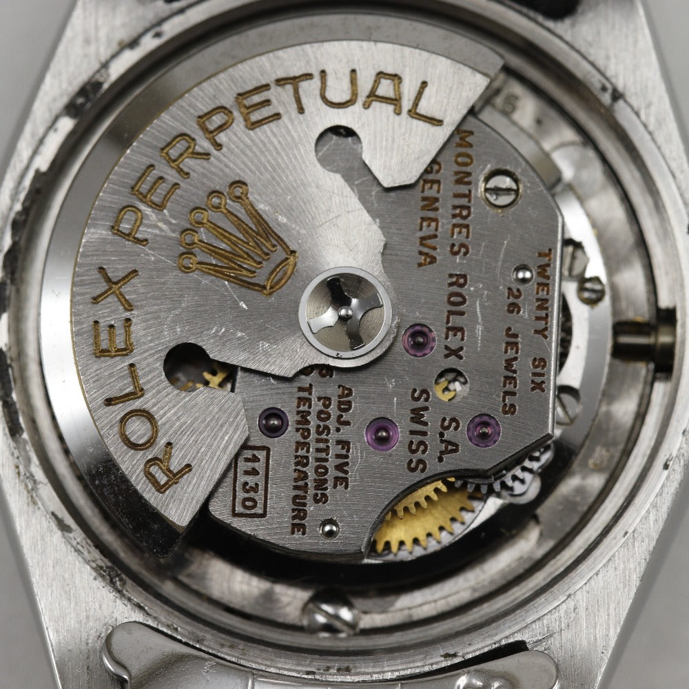 Rolex Watches Mechanical Automatic 6517 Stainless Steel Silver Cal.1130 Date Oyster Perpetual Light