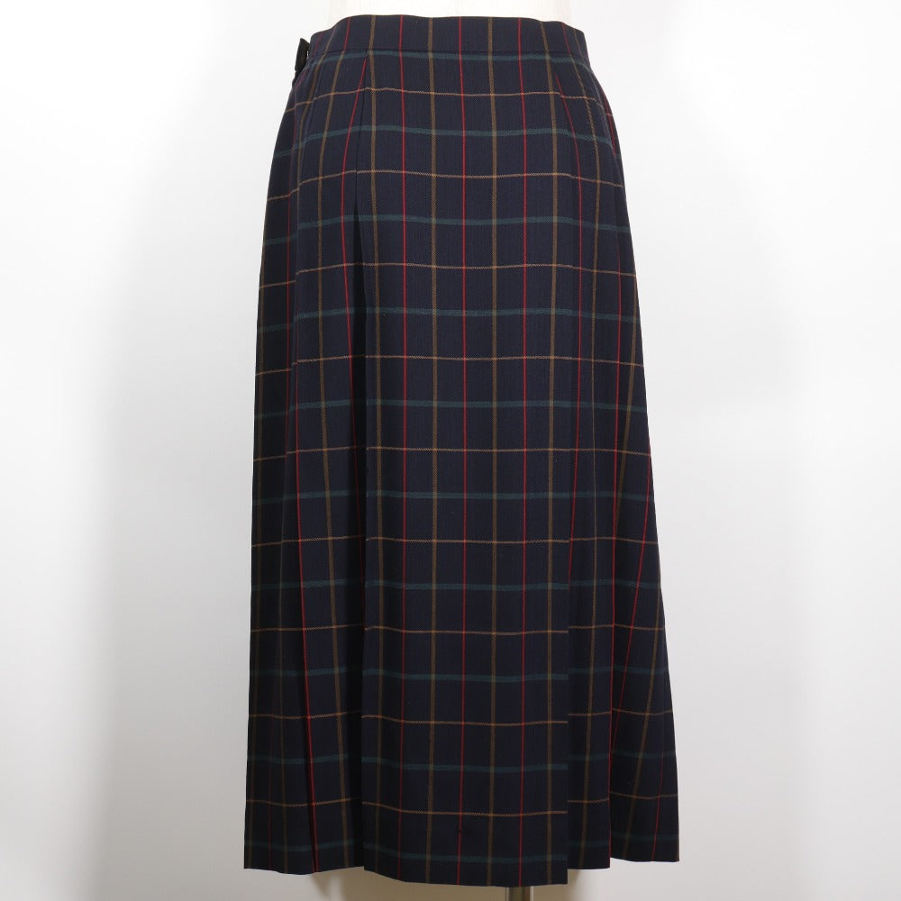 Burberrys Setup Hair Black Vintage Check Shirt & Skirt Women 11