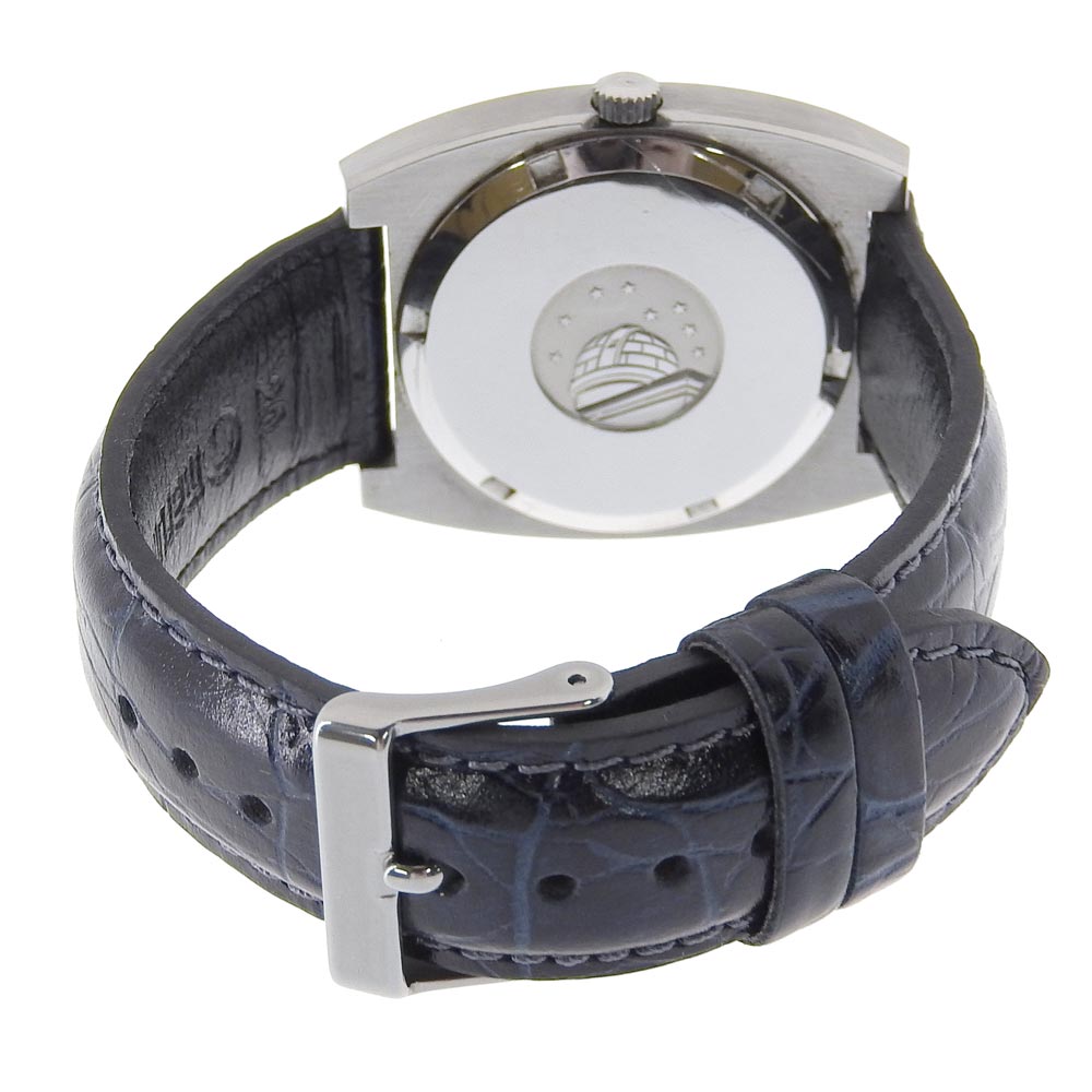 Omega Watches Mechanical Automatic Stainless Steel , Leather Silver Cal.1001 Chronometer