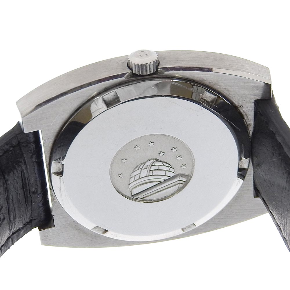 Omega Watches Mechanical Automatic Stainless Steel , Leather Silver Cal.1001 Chronometer