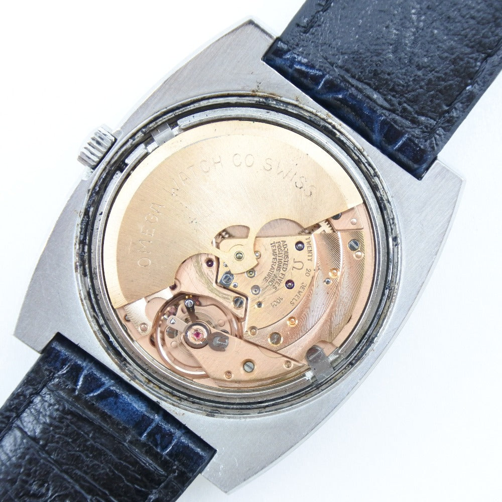 Omega Watches Mechanical Automatic Stainless Steel , Leather Silver Cal.1001 Chronometer