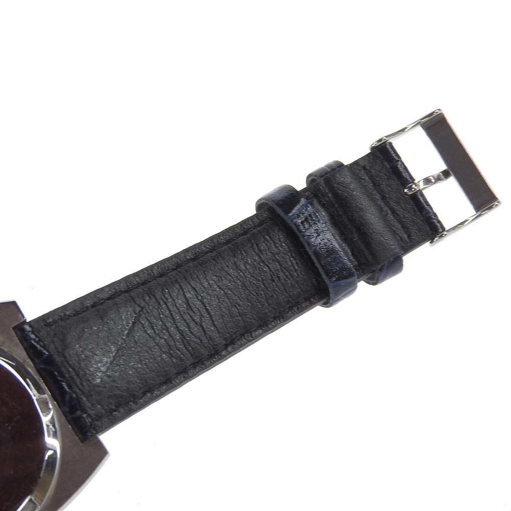 Omega Watches Mechanical Automatic Stainless Steel , Leather Silver Cal.1001 Chronometer