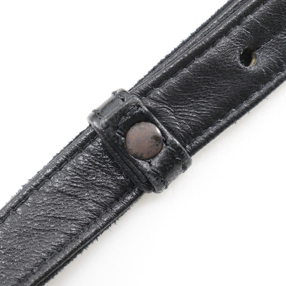 Loewe Shoulder Bag Lambskin Black Vintage Women