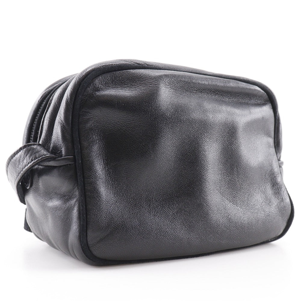 Loewe Shoulder Bag Lambskin Black Vintage Women